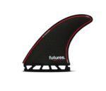 FUTURE FINS - JORDY - THRUSTER - HONEYCOMBE - LARGE - BLACK/RED