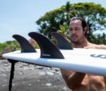 FUTURE FINS - JORDY - THRUSTER - HONEYCOMBE - LARGE - BLACK/RED - Image 3