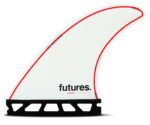 FUTURE FINS - JORDY - THRUSTER - HONEYCOMBE - MEDIUM - WHITE/RED