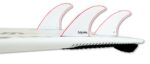 FUTURE FINS - JORDY - THRUSTER - HONEYCOMBE - MEDIUM - WHITE/RED - Image 2