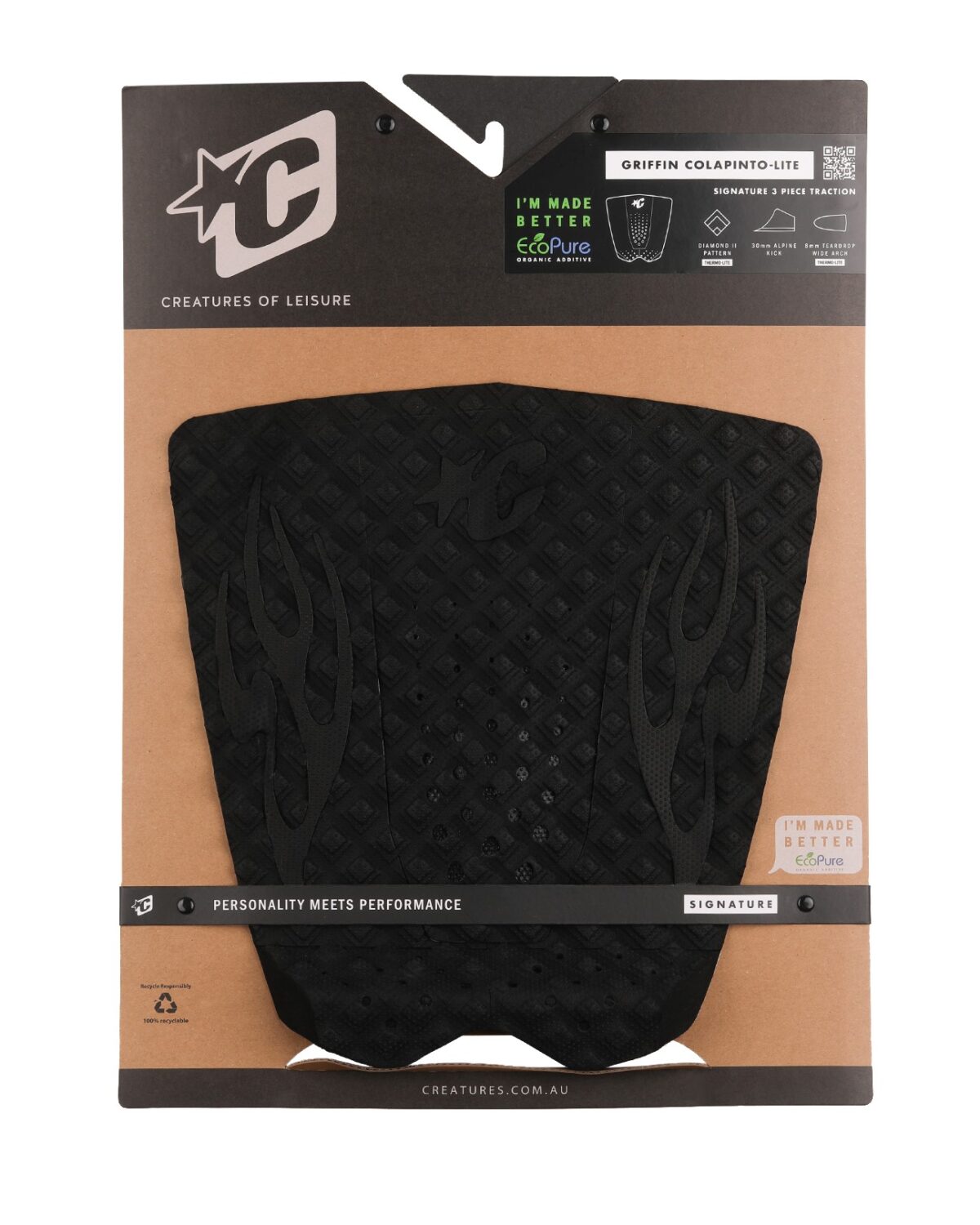 Griffin Colapinto Lite Black out flames N GRIFFIN COLAPINTO LITE ECOPURE : BLACK OUT FLAMES - Image 1