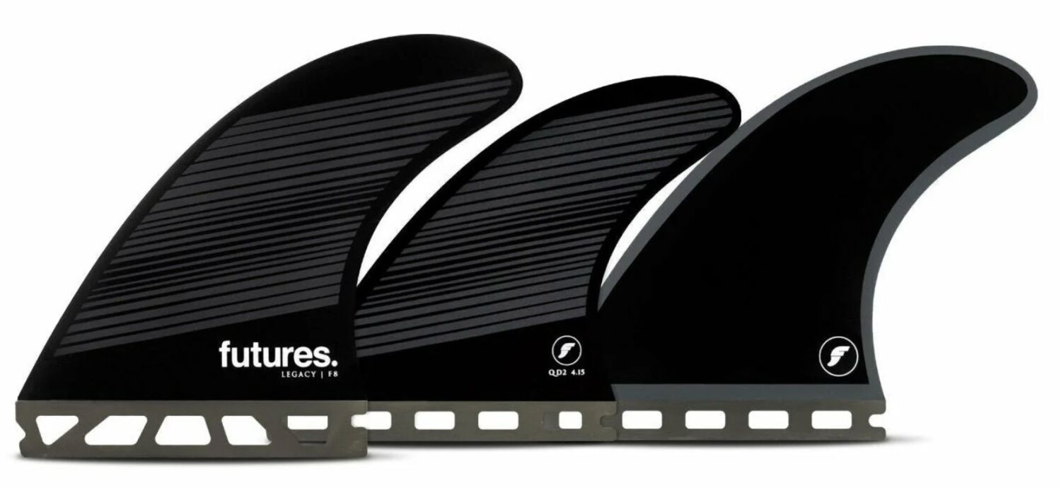 f8 legacy grey blk large 5 fin F8 Legacy Neutral 5-Fin - Image 1